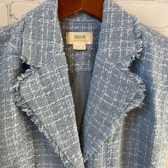 Maeve Sleeveless Tweed Blazer Mini Dress Size 2 NWOT - Picture 9 of 15